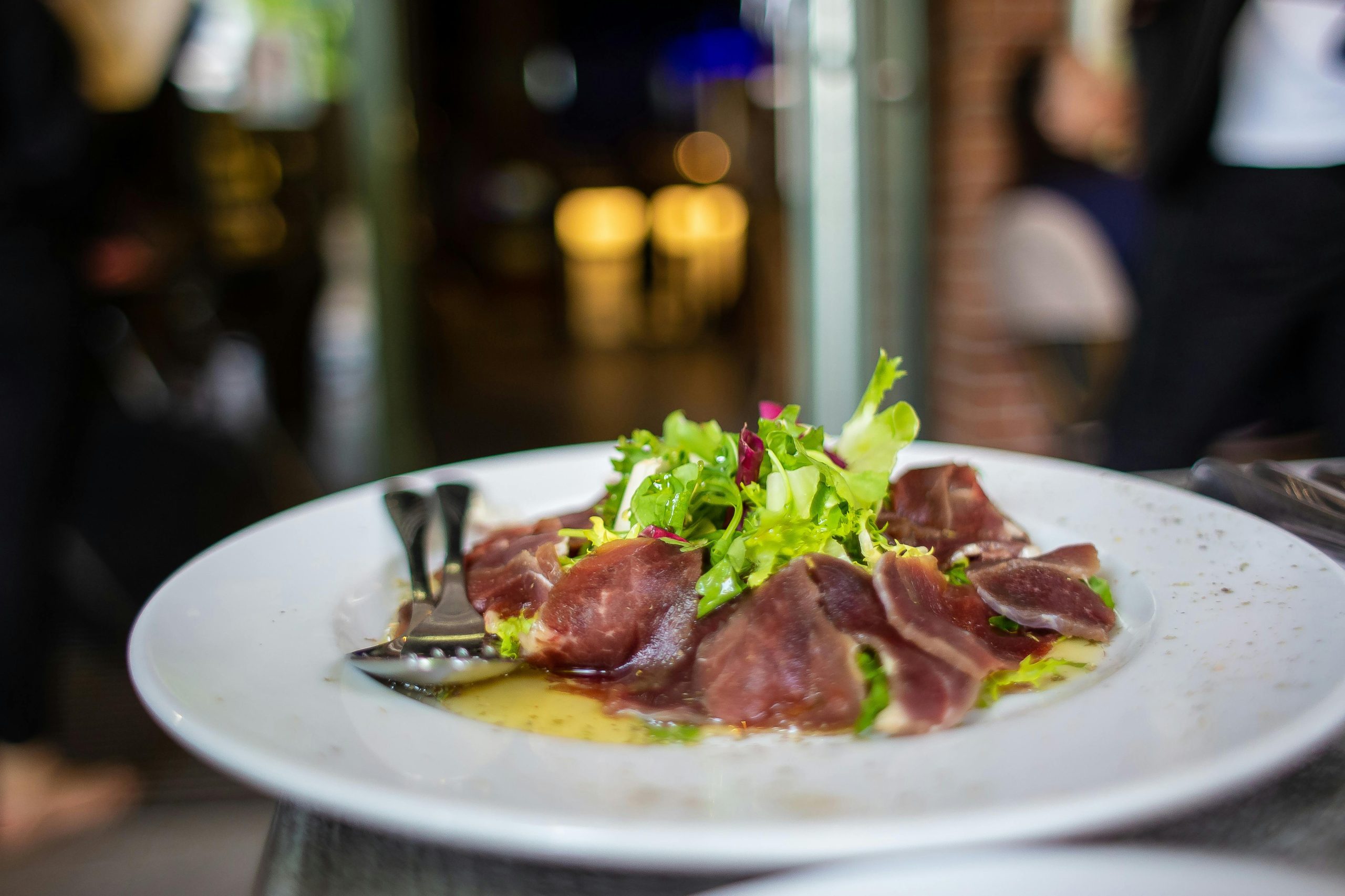 Les ingrédients pour un carpaccio qui envoie du lourd